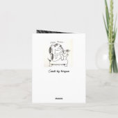 Musik machen dankeskarte (Rückseite)