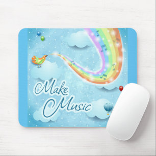 Musik machen, digitale Kunst Mousepad