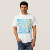 Musik machen, digitale Kunst T-Shirt (Vorne ganz)
