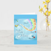 Musik machen karte (Gelbe Blume)