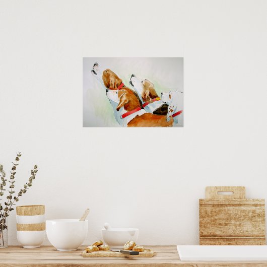 Musik machen poster (Küche)