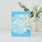 Musik machen postkarte (Stehend Vorderseite)