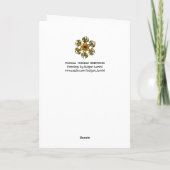 MUSIK MACHEN SANTA UND SNOWMAN Funny Weihnachten (Rückseite)