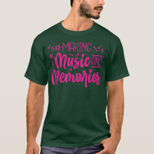 Musik machen und Erinnerungen in Band-Marching T-Shirt