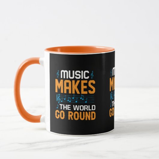Musik macht die Welt zum Alltag Tasse (Links)
