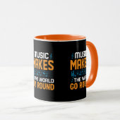 Musik macht die Welt zum Alltag Tasse (VorderseiteRechts)