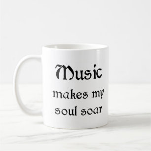 Musik macht mein Soul in die Höhe Kaffeetasse