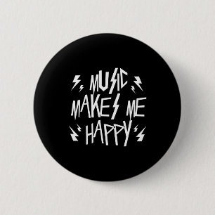 Musik macht mich glücklich button
