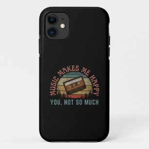 MUSIK MACHT MICH GLÜCKLICH, DU NICHT SO SEHR Case-Mate iPhone HÜLLE