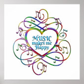Musik macht mich glücklich poster (Vorne)