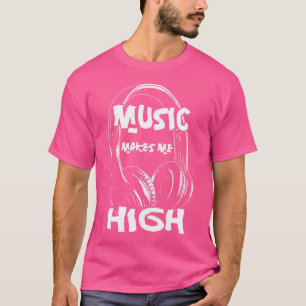 Musik Macht Mich Hoch Lustige Songtexte Hip Hop Ra T-Shirt
