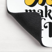 Musik macht mich hoch mousepad (Ecke)