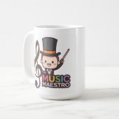 Musik Maestro Job Kaffeetasse (Vorderseite Links)