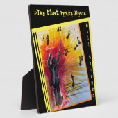 Musik Maestro Tabletop Plaque mit Easel Fotoplatte (Seite)