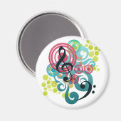 Musik Magnet (Vorderseite/Rückseite)