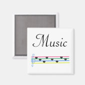 Musik Magnet (Vorderseite/Rückseite)