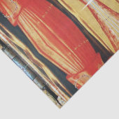 MUSIK MAKING ANGELN IN ROT UND GOLD Weihnachten Seidenpapier (Detail)