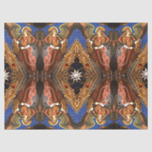 MUSIK MAKING ANGELN MIT EINEM VIELEN Weihnachtsfes Seidenpapier