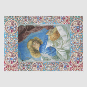 MUSIK MAKING CHRISTMAS ANGEL,WERTVOLL JEWELS,GEMS SEIDENPAPIER