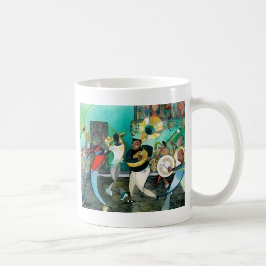 Musik-Malerei "New- Orleansjazz " Kaffeetasse (Rechts)
