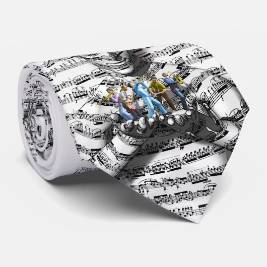 Musik-Mann Krawatte (Gerollt)