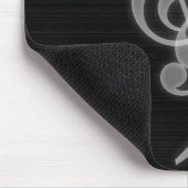 Musik - Maus-Pad für Treble und Bass Clef Mousepad (Ecke)