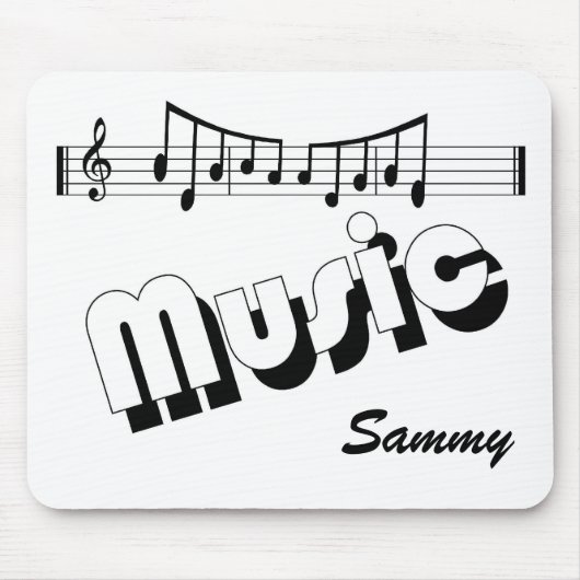 Musik-Mausunterlage Mousepad (Vorne)