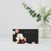 Musik-Medium-elegante moderne Visitenkarte (Stehend Vorderseite)