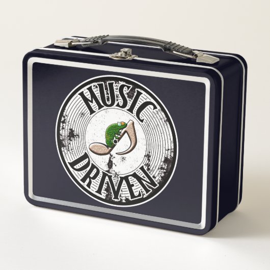 Musik Metall Brotdose (Vorderseite)