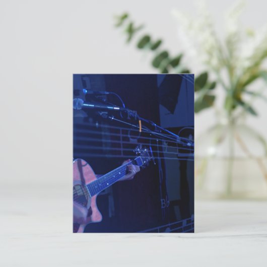 Musik-Mike - 1. Version Postkarte (Stehend Vorderseite)