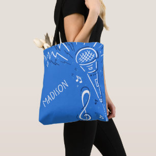 Musik-Mikrofon-Nametaschen Tasche