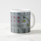 Musik-Mischpult Jumbo-Tasse (Vorderseite Rechts)
