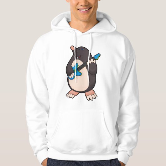 Musik mit Gitarre Hoodie (Vorderseite)