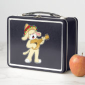 Musik mit Gitarre spielen Metall Brotdose (Beispiel)