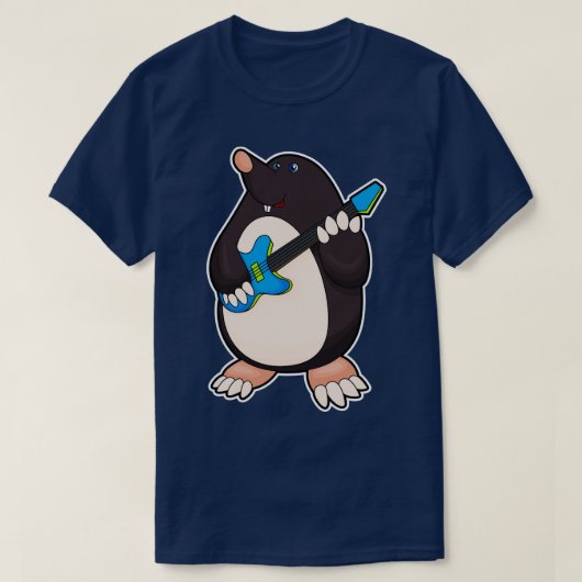 Musik mit Gitarre T-Shirt (Design vorne)