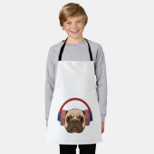 Musik mit Headphone spielen Schürze (Getragen)