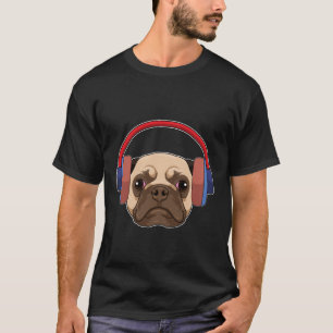 Musik mit Headphone spielen T-Shirt