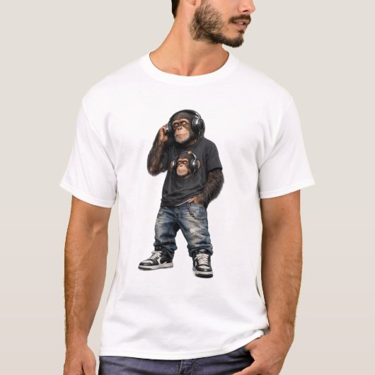 Musik Modus Monkey Tee (Vorderseite)