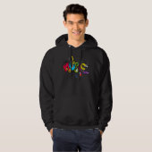 Musik mp3 dj Graffiti Royalty Hoodie (Vorne ganz)