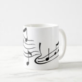 Musik ,(Music) Kaffeetasse (VorderseiteRechts)