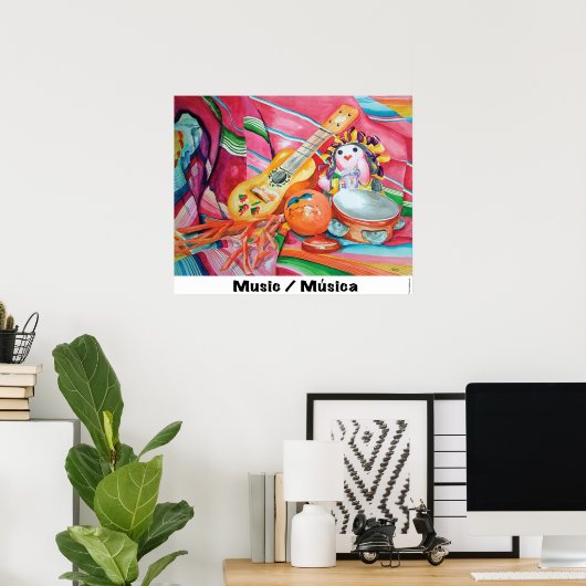 Musik/Música Poster (Heimbüro)