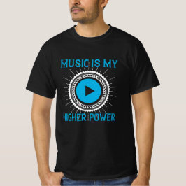Musik - Musik ist mein höherer Power T-Shirt