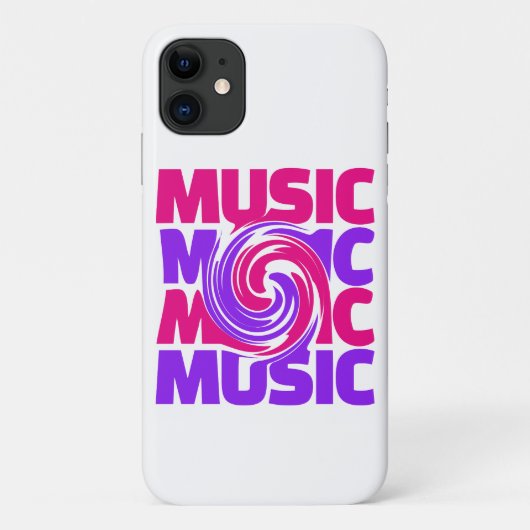 Musik Musik Musik ! Design des iPhone 11-Gehäuses Case-Mate iPhone Hülle (Rückseite)