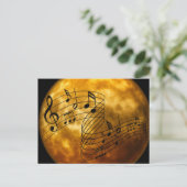 Musik, Musik, Musik Postkarte (Stehend Vorderseite)