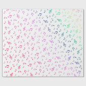 Musik, Musik, Noten, Melodie, Schwarz, Sound, Clea Geschenkpapier (Flach)