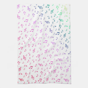 Musik, Musik, Noten, Melodie, Schwarz, Sound, Clea Geschirrtuch