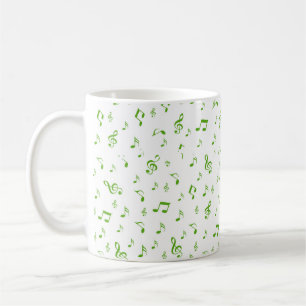 Musik, Musik, Noten, Melodie, Schwarz, Sound, Clea Kaffeetasse