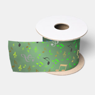 Musik, Musik, Noten, Weiß, Melodie, Klang, Ton, Satinband