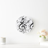 ***MUSIK MUSIK*** RUNDE WANDUHR (Zuhause)