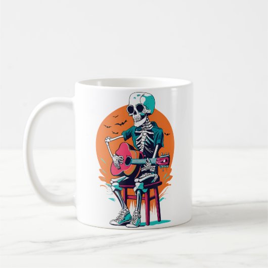 Musik Musiker Gruselig Kaffeetasse (Links)